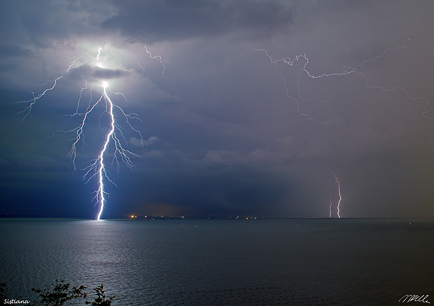 Orage sur la mer Adriatique près de Trieste (Italie) (Photo: Marco Fulle)